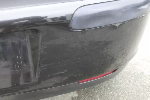 Seat Ibiza 6L Stoßstange Heckstoßstange hinten schwarz LC9Z metallic (130251)