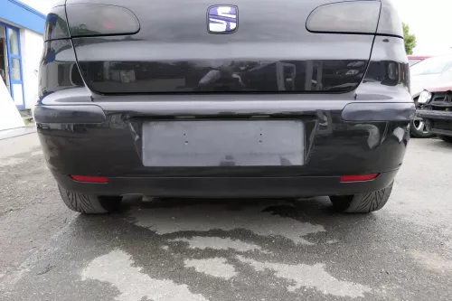 Seat Ibiza 6L Stoßstange Heckstoßstange hinten schwarz LC9Z metallic