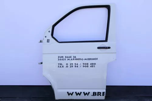 VW T5 Tür vorne links Fahrertür weiß R902 (ohne jegliche Anbauteile) (130325)