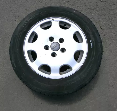 Audi A4 B5 A6 4B Alufelgen 205/60 R15 91H 6jx15H2 ET45 Reifen Felgen 5-6mm Ronal (130405)