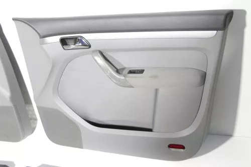 VW Touran 4x Türverkleidung Verkleidung Tür vorne +hinten links grau (130522)