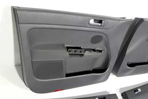 VW Golf Plus 5M 4x Türverkleidung Verkleidung Tür vorn hinten links anthrazit öö (130561)