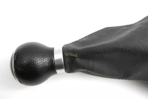 VW Golf Plus 5M Schaltknauf Schaltsack Schaltung Schaltknüppel 6-Gang Leder (130708)