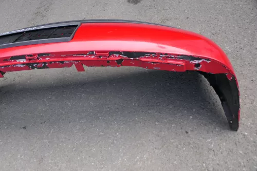 VW Lupo Stoßstange vorne Frontstoßstange Stoßfänger rot LY3D (130802)