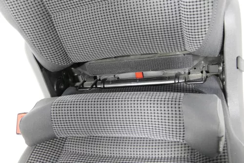 VW Touran Sitz hinten links anthrazit (hinterm Fahrersitz) Rücksitz Isofix (130917)