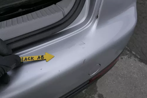 VW Touran 1T Stoßstange hinten Heckstoßstange Stoßfänger silber grau LA7W ref (140007)