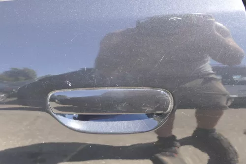 Audi A4 B5 Tür nur Türblatt hinten links schwarz LZ9W ebonyschwarz - Facelift (140158)