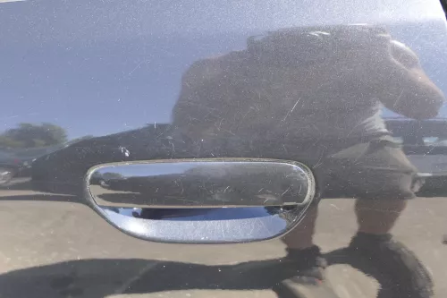 Audi A4 B5 Tür nur Türblatt hinten links schwarz LZ9W ebonyschwarz - Facelift (140158)