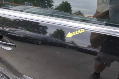 VW Passat 3B 3BG Kombi Variant Tür hinten rechts schwarz L041 uni (140175)