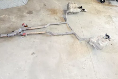 Audi A6 4F Auspuff Endschalldämpfer+Mittelschalldämpf hinten 3,0 TDI BMK Quattro