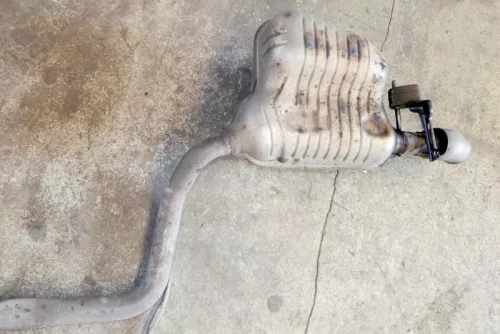 Audi A6 4F Auspuff Endschalldämpfer+Mittelschalldämpf hinten 3,0 TDI BMK Quattro (140292)