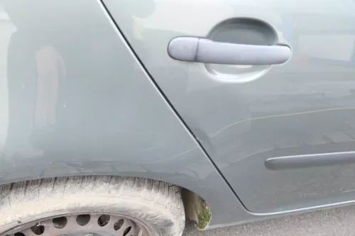 VW Golf 5 V 1K Tür nur Türblatt hinten rechts 4/5-Türer grau blau LA6Q sagagreen (140299)