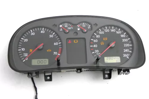 VW Golf 4 Tacho Tachometer Kombiinstrument 280.000km 1J0920802B 1,6-2,8
