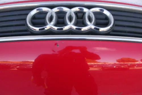 Audi A4 B5 Motorhaube Haube Klappe vorne rot laserrot LY3H bis ca. Bj. 1999 (140559)