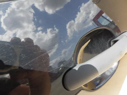 VW Golf 4 Limousine Limo Tür hinten links schwarz L041 uni (KEINkombi) (140587)