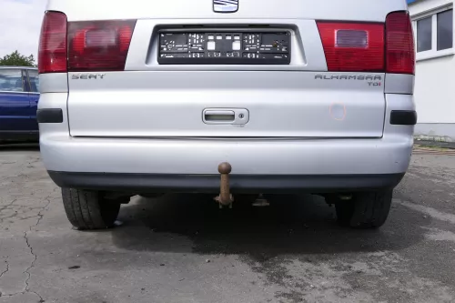 VW Sharan Alhambra 7M Stoßstange hinten Heckstoßstange silber LB7Z ab Bj. 2000