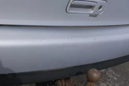 VW Sharan Alhambra 7M Stoßstange hinten Heckstoßstange silber LB7Z ab Bj. 2000 (140716)