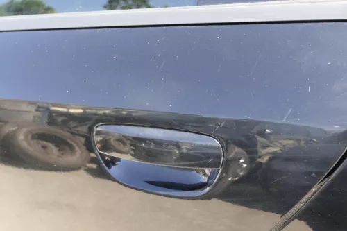 Audi A4 B6 8E nur Türblatt Tür hinten links schwarz LY9B Kombi+Limo (140767)