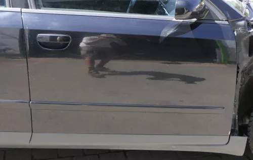 Audi A4 B6 8E nur Türblatt Tür vorne rechts Beifahrertür schwarz LY9B Kombi+Limo