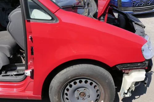 VW Touran 1T Kotflügel vorne rechts rot LY3D 1T0821022A ca.Bj.2003-2006