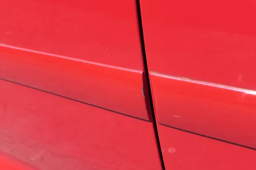 VW Touran 1T 1T3 Tür vorne links Fahrertür rot LY3D Tornadorot - OHNE Anbauteile (140882)