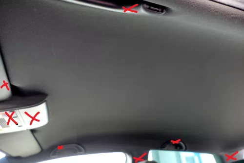 VW Polo 9N3 9N Himmel Innenraum Decke Dachhimmel Dach schwarz 2/3 Türer GT GTI