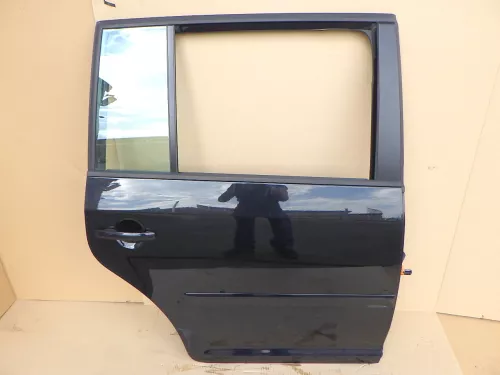 VW Touran 1T 1T3 Tür hinten rechts schwarz metallic LC9Z blackmagic mit Scheibe
