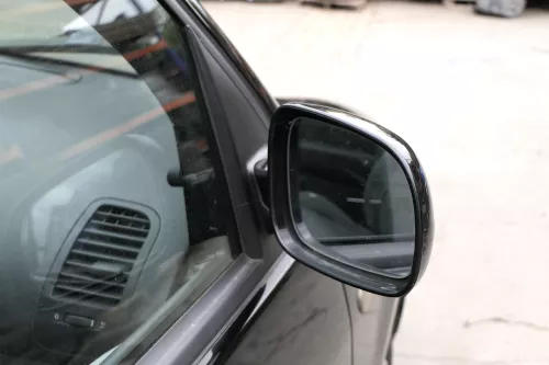 VW Lupo Arosa manueller Spiegel Außenspiegel rechts schwarz L041 uni mechanisch (141209)