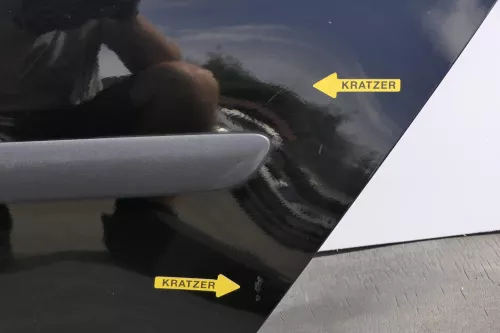 VW Golf 5 V 1K Tür nur das Türblatt hinten links 4/5-Türer schwarz L041 (141614)