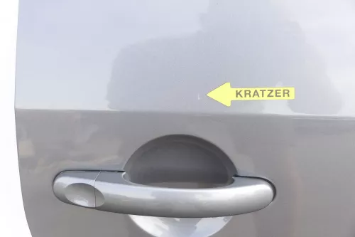 VW Touran 1T 1T3 Tür hinten rechts grau LD7X Platinum grey (141618)