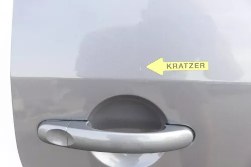 VW Touran 1T 1T3 Tür hinten rechts grau LD7X Platinum grey (141618)