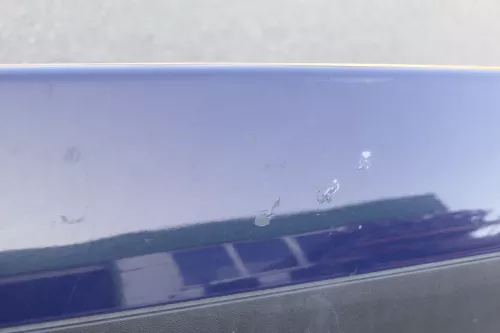 VW Passat 3B 3B5 Kombi Stoßstange hinten Heckstoßstange Stoßfänger blau LA5E (141695)