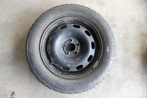 4x VW Golf 4 Bora 195/65 R15 91T Winterreifen M+S Reifen 6jx15H2 ET38 ca. 4-5mm (141774)