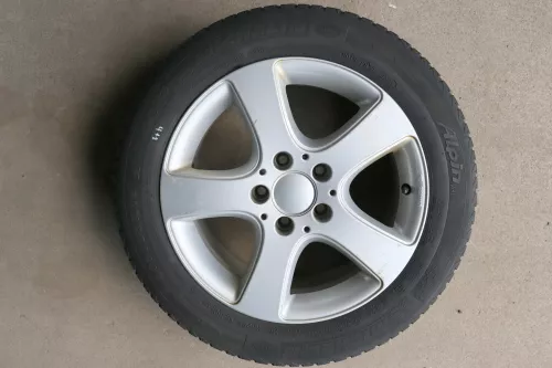 Audi A4 8K B8 Alufelgen Felgen Reifen 205/55 R16 91T M&S Winterreifen Borbet (142063)