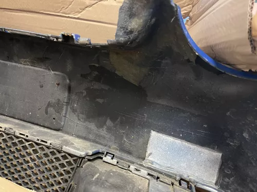 VW Lupo Stoßstange vorne Frontstoßstange Stoßfänger blau LW5Z 3L TDI FSI 6E BILD (142175)