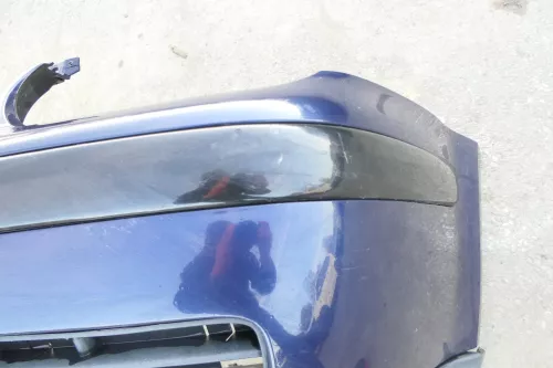 VW Golf 4 Stoßstange vorne Stoßfänger vorn silber blau LB5N indigoblau blue (142189)