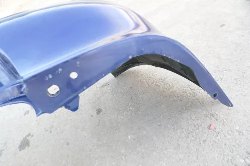 VW Golf 4 Limousine Stoßstange hinten Heckstoßstange Stoßfänger blau LB5N indi (142190)