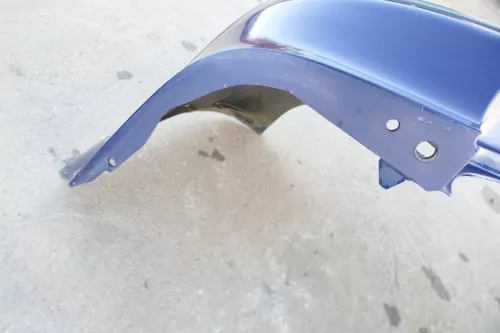 VW Golf 4 Limousine Stoßstange hinten Heckstoßstange Stoßfänger blau LB5N indi (142190)