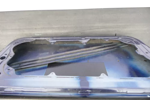 VW Golf 4 Tür vorne links Fahrertür 2/3-Türer blau LB5N (142313)