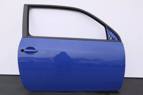 VW Lupo 6E 3L FSI Tür vorne rechts Beifahrertür grau blau LW5Z (mechanis Fenster