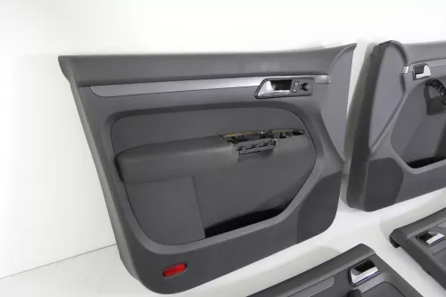 VW Touran 4x Türverkleidung Verkleidung Tür vorne +hinten links anthrazit 142666 (142666)