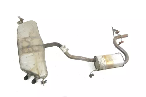 VW Touran Auspuff Endschalldämpfer hinten 1,6 FSI Motor BAG BLP BLF Mittelschall (142733)