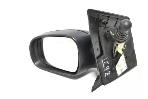 VW Fox 5Z manueller Spiegel Außenspiegel + Glas links schwarz LC9Z mechanisch