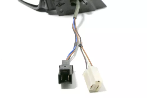 VW Passat 3A 35i elektrischer Spiegel Außenspiegel links mit Glas schwarz matt (143183)