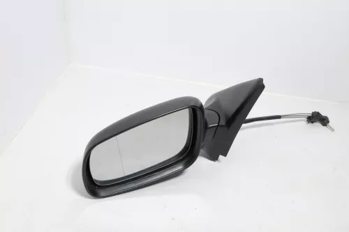 VW Golf 4 Bora 1J manueller Spiegel vorne links Außenspiegel Schwarz matt