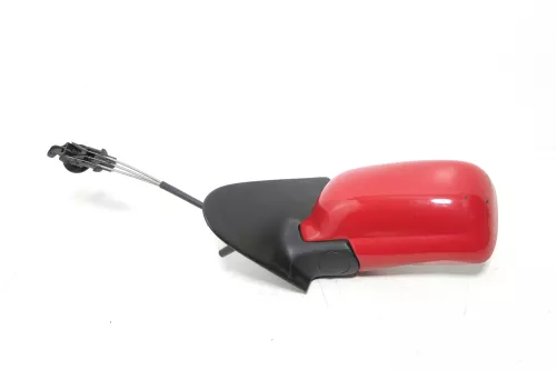 VW Polo 6N manueller manuell Spiegel Außenspiegel links mit Glas Rot LP3G 143247 (143247)