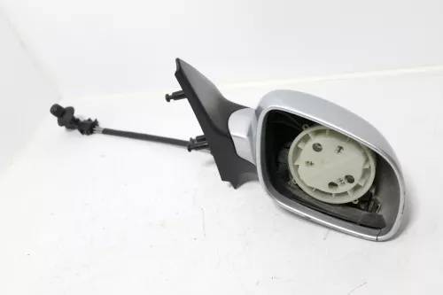 VW Polo 6N2 manueller Spiegel Außenspiegel rechts außen silber LA7W