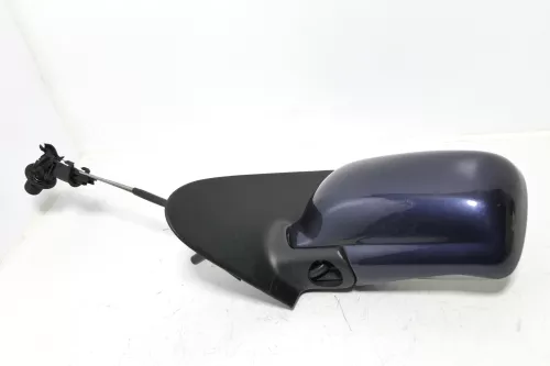 VW Polo 6N manueller manuell Spiegel Außenspiegel links mit Glas blau LN5Y (143255)