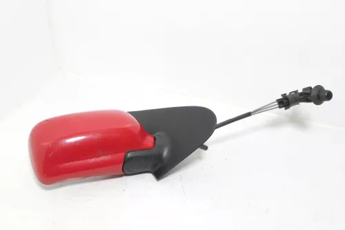 VW Polo 6N manueller manuell Spiegel Außenspiegel rechts Glas rot LP3G   202272 (143264)