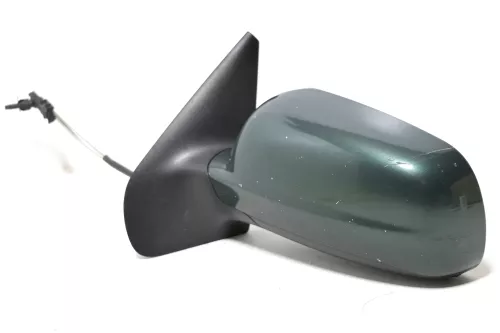 VW Golf 4 Bora manueller Spiegel vorne links Außenspiegel grün LC6M (143266)